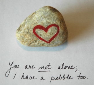 You are not alone; I have a pebble too.